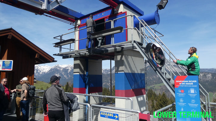 Fixed-grip pulse/group gondola system