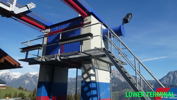 Fixed-grip pulse/group gondola system