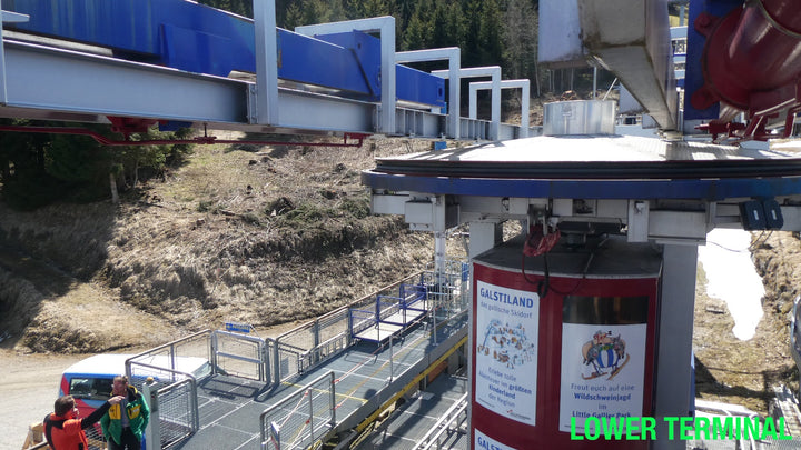 Fixed-grip pulse/group gondola system