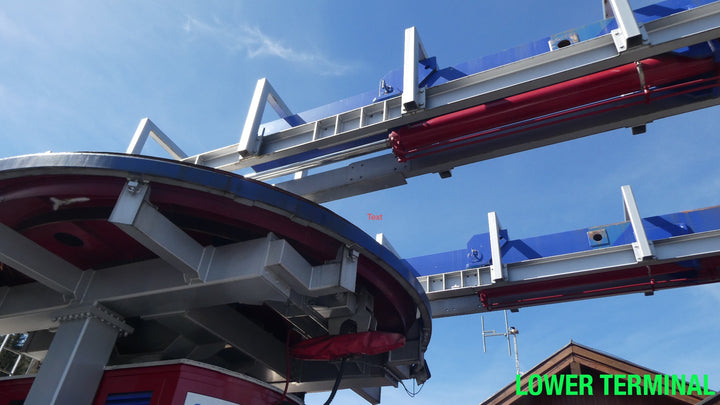 Fixed-grip pulse/group gondola system