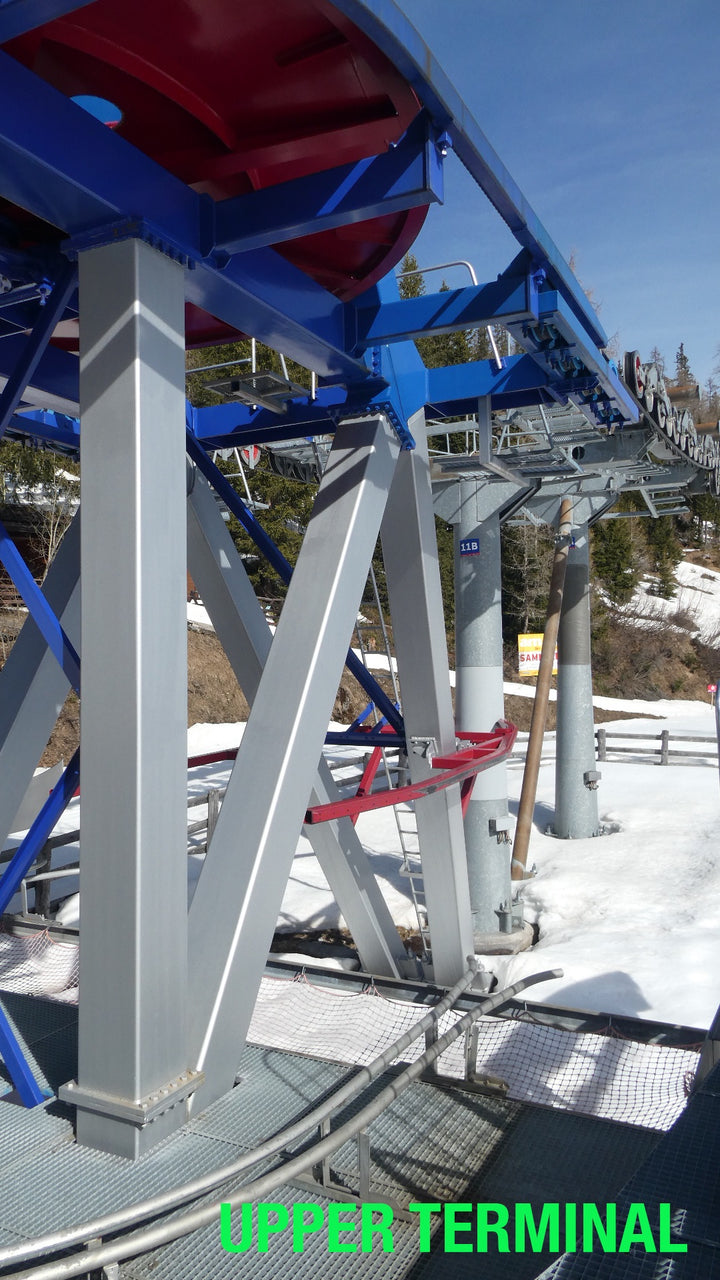 Fixed-grip pulse/group gondola system