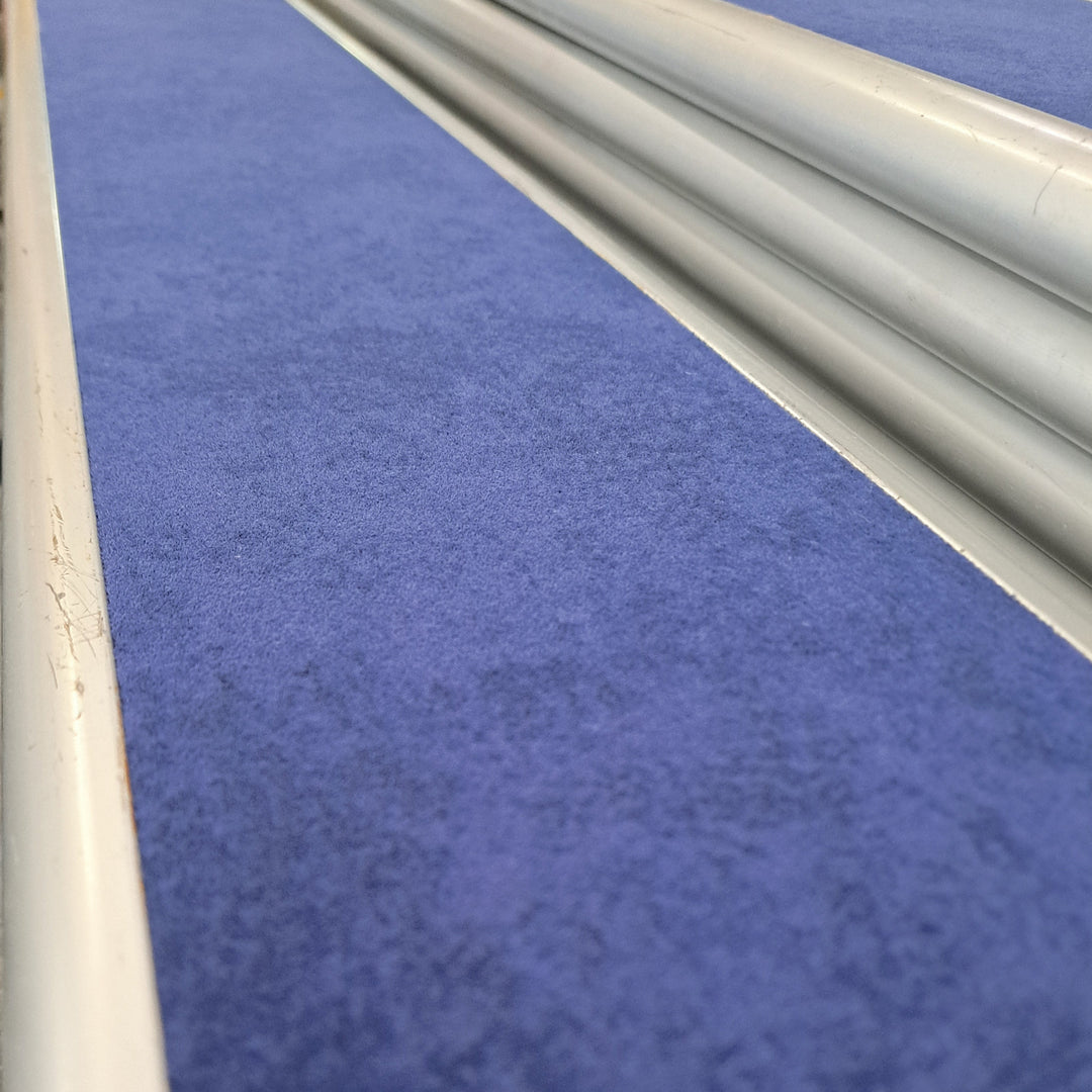 Flocked carpet upholstery