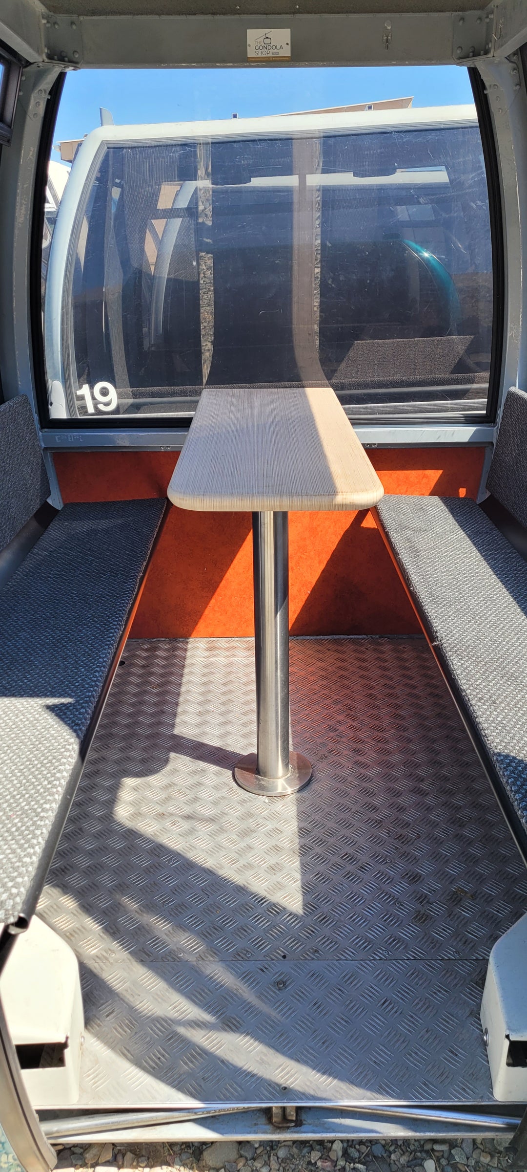 Restored Gondola - Shiny Blue - Used