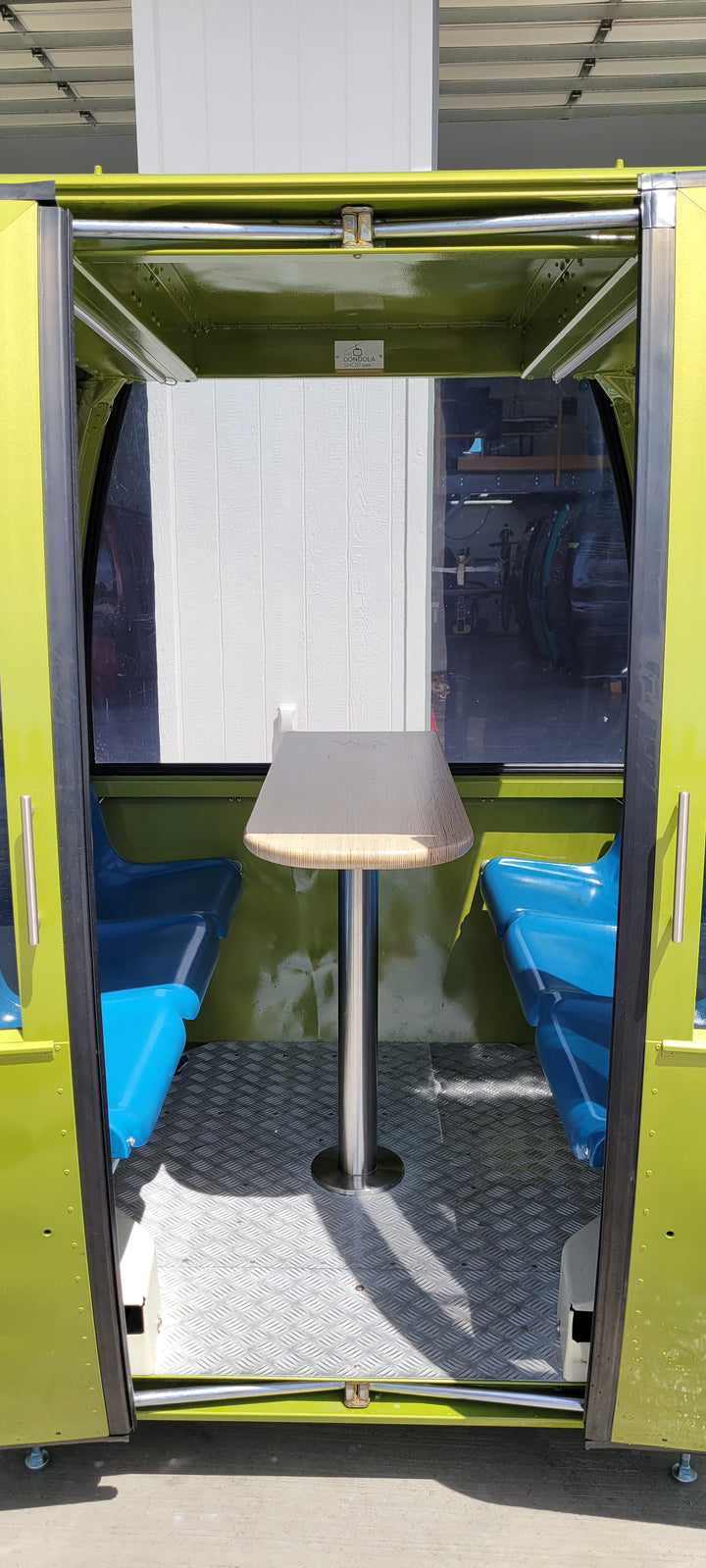 Apple Green dining/office gondola